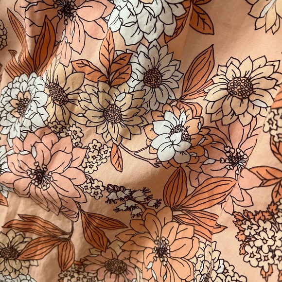 J. Crew pink flower poplin baby doll mini dress - Picture 6 of 7